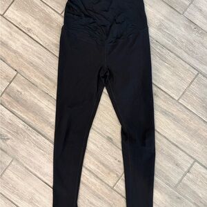 Maternity High Waisted Black Leggings